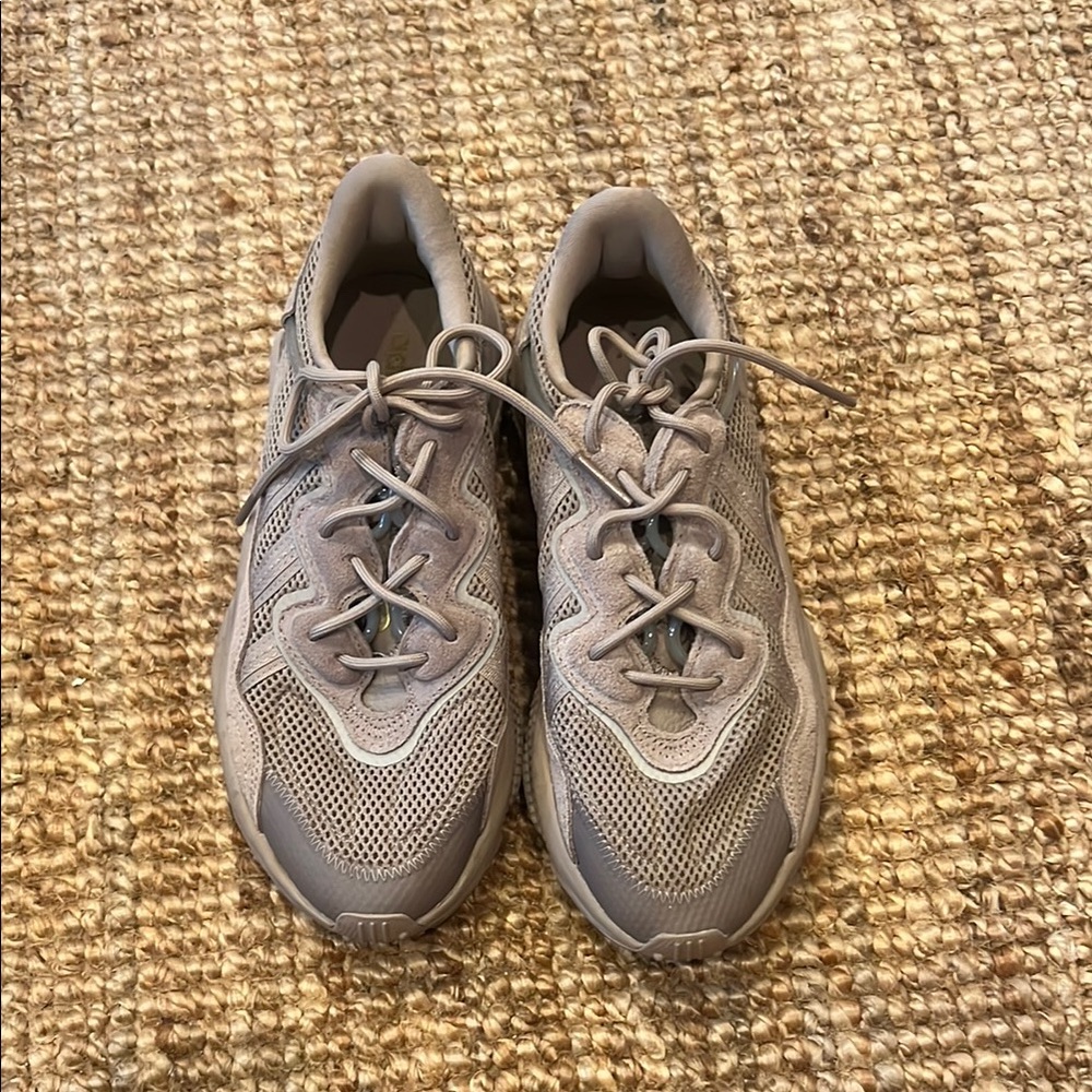 Adidas Gray Mesh Sneakers